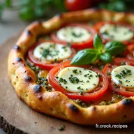Tarte Tomate Pesto Mozza Un D&eacute;lice Soleil Facile