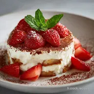 Tiramisu L&eacute;ger aux Fraises, le Dessert Frais et All&eacute;g&eacute;