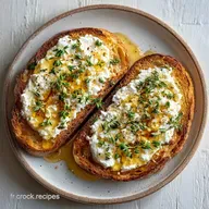 Toast Ch&egrave;vre Miel en 15 Minutes