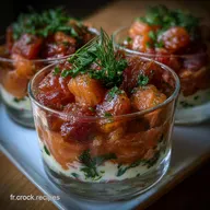 Verrine Ap&eacute;ritive L&eacute;g&egrave;re Et Raffin&eacute;e Au Saumon Pour Enchanter Vos: Fra&icirc;cheur Garantie