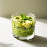 Verrine en Ap&eacute;ro Chic Truite Fum&eacute;e et Avocat Si Facile