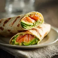 Recette Wrap Ap&eacute;ro Saumon : 15 Minutes