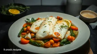 Recette Papillote Cabillaud aux Aromates et Légumes Croquants recipe card