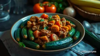 Recette courgettes: Savoureuses Courgettes Farcies à la Provence recipe card