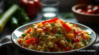 Mon couscous végétarien aux légumes méditerranéens : simple et délicieux ! recipe card