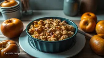Crumble Pomme : Mon Recette de Crumble aux Pommes Caramélisées recipe card