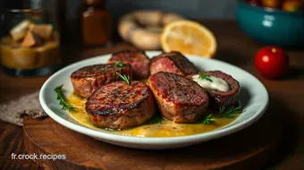 Filet Mignon à la Moutarde Crème : Un Plat de Rêve à Partager recipe card