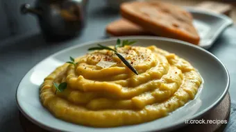 Polenta Crémeuse à la Parmigiana : Un Plat Confortable et Savoureux recipe card