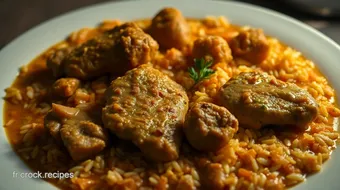 Poulet au Riz au Curry: Recette Réconfortante et Épicée à Partager recipe card