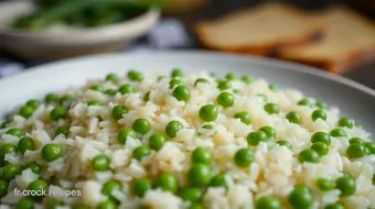 Riz au Petit Pois: Mon Plat Chic et Coloré pour un Dîner Réconfortant recipe card