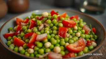 Salade de Pois Chiches Libanaise : Fraîcheur et Saveurs en 15 min recipe card