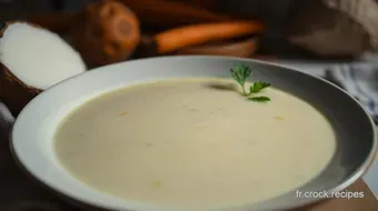 Soupe de Lait de Coco: Recette Exotique Facile et Réconfortante recipe card