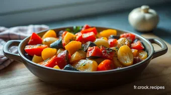 Tian de Poivrons et Aubergines : Une Recette Méditerranéenne Facile à Faire recipe card