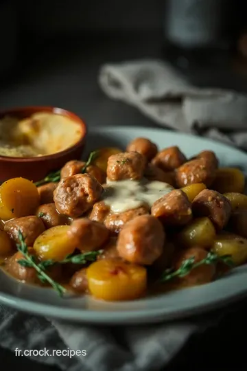 Boudins Blancs aux Pommes et Purée de Châtaignes : Un Confort à la Française presentation