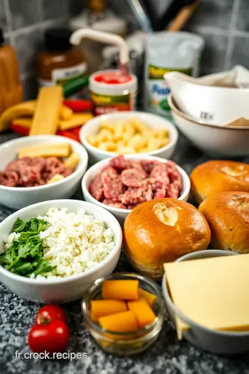 Burger à la Raclette: Un Festin Savoureux ingredients