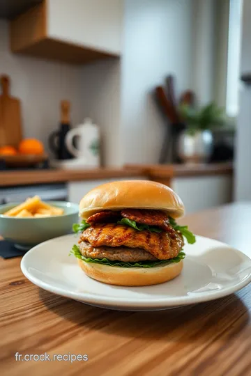 Burger de Poulet Gourmet avec Sauce au Yaourt et Herbes Fraîches steps