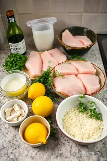 Cabillaud au Citron et Herbes Fraîches ingredients