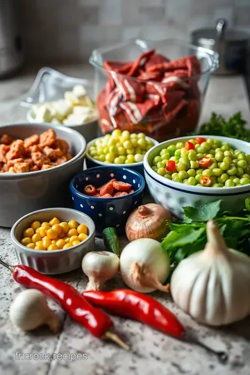 Chorizo et Pois Chiches à la Provençale ingredients