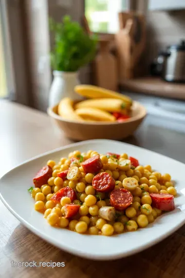 Chorizo et Pois Chiches à la Provençale steps