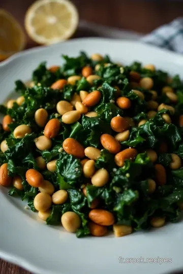 Chou Kale Sauté aux Amandes et Zeste de Citron presentation
