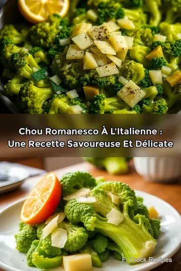 Chou Romanesco à l' Italienne : Une Recette Savoureuse et Délicate