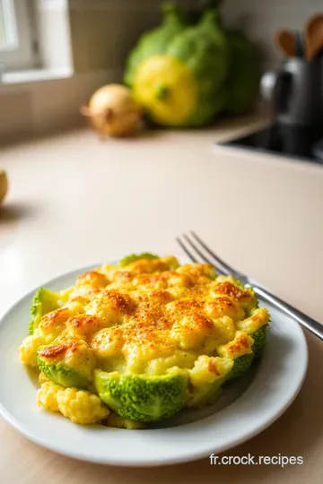 Chou Romanesco Gratin Savoureux steps