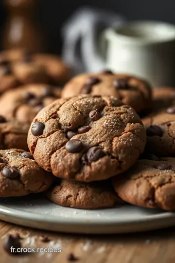 Cookies aux Pépites de Chocolat du Chocolatier presentation