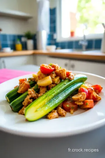 Courgettes Farcies à la Provence steps