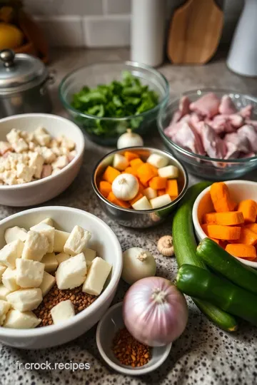Couscous Tajine Royal aux Légumes et Épices Douces ingredients
