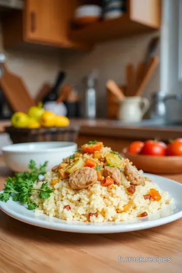 Couscous Tajine Royal aux Légumes et Épices Douces steps