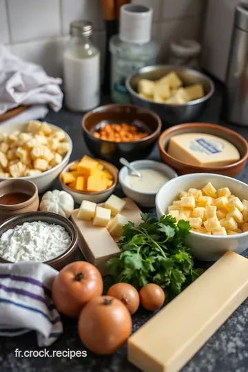 Crozets de Savoie gratinés aux fromages ingredients