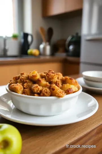 Crumble aux Pommes Caramélisées et Amandes Croquantes steps