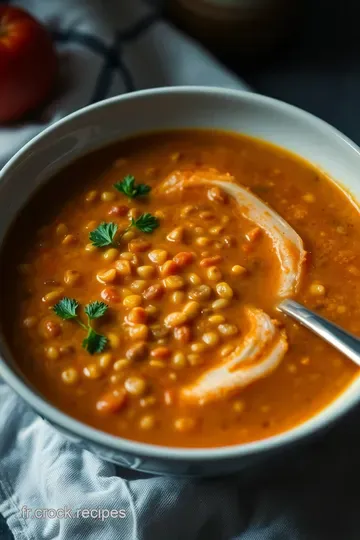 Dahl de Lentille Corail : La Délicieuse Soupe d' Inde presentation