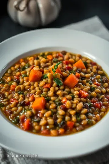 Dahl Épicé aux Lentilles Corail et Légumes presentation