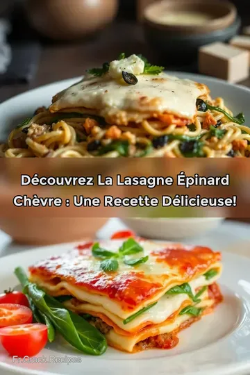 Découvrez la lasagne épinard chèvre : Une recette délicieuse!