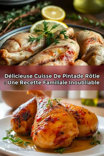 Délicieuse cuisse de pintade rôtie : Une Recette Familiale Inoubliable