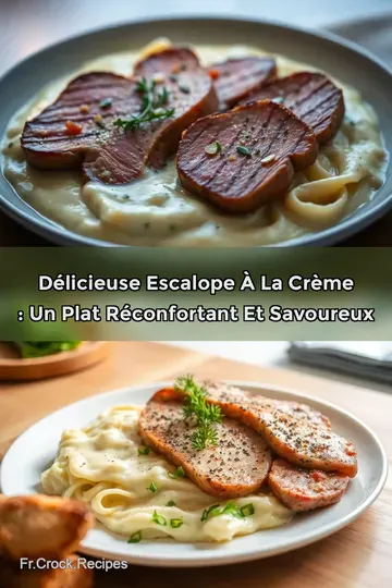 Délicieuse Escalope à la Crème : Un Plat Réconfortant et Savoureux