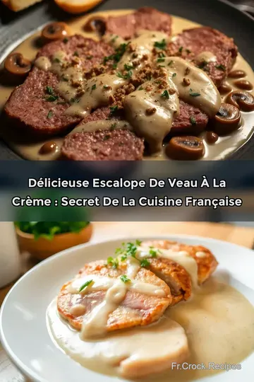 Délicieuse Escalope de Veau à la Crème : Secret de la Cuisine Française