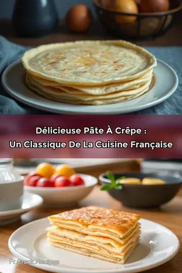 Délicieuse Pâte à Crêpe : Un Classique de la Cuisine Française