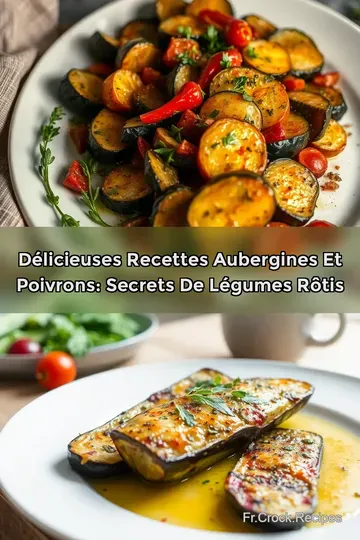 Délicieuses Recettes Aubergines et Poivrons: Secrets de Légumes Rôtis