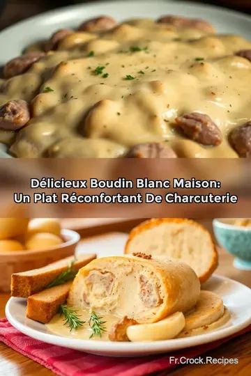 Délicieux Boudin Blanc Maison: Un Plat Réconfortant de Charcuterie