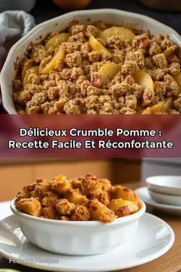 Délicieux Crumble Pomme : Recette Facile et Réconfortante