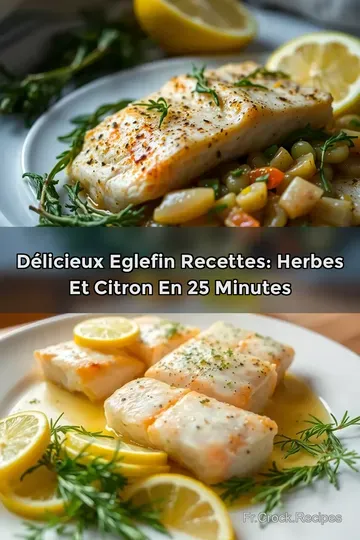 Délicieux Eglefin Recettes: Herbes et Citron en 25 Minutes