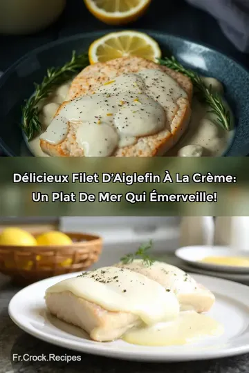 Délicieux Filet d’Aiglefin à la Crème: Un Plat de Mer qui Émerveille!