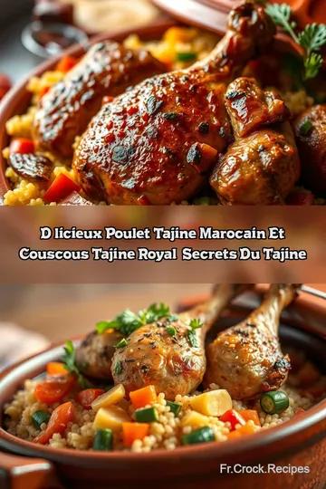 Délicieux Poulet Tajine Marocain et Couscous Tajine Royal: Secrets du Tajine