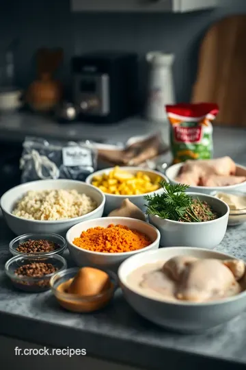 Émincé de Poulet aux Saveurs Créoles ingredients