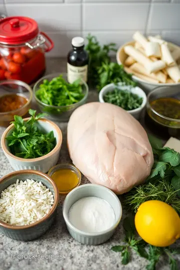 Épaule d' Agneau Rôtie aux Herbes et à l' Ail ingredients