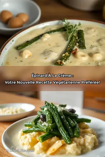Épinard à la Crème : Votre Nouvelle Recette Végétarienne Préférée!