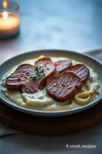 Escalope à la Crème : Délicatesse de Veau en Sauce Crémeuse presentation