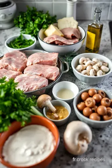 Escalope de Veau à la Crème – Un Classique de la Cuisine Française ingredients
